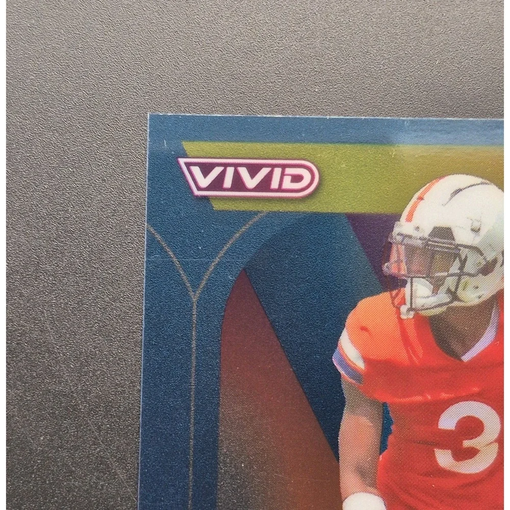 2023 Leaf Vivid Dontayvion Wicks 1/1 Pre-Production Proof Autograph Blue (RC) AU